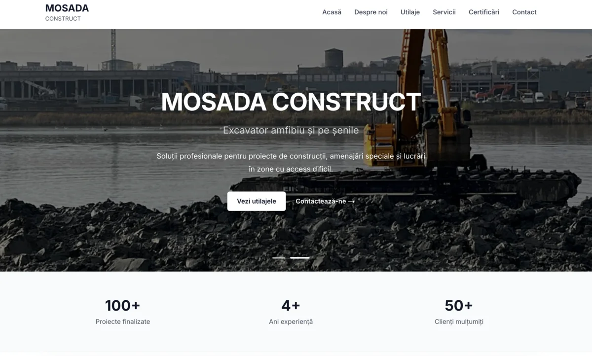 MOSADA CONSTRUCT - Corporate Website